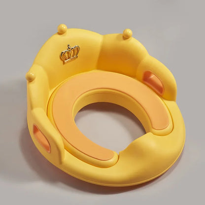 Baby & Kids Toilet Seat Ring - Soft Cushion Potty Training Seat Cover for Girls, Boys & Household Use