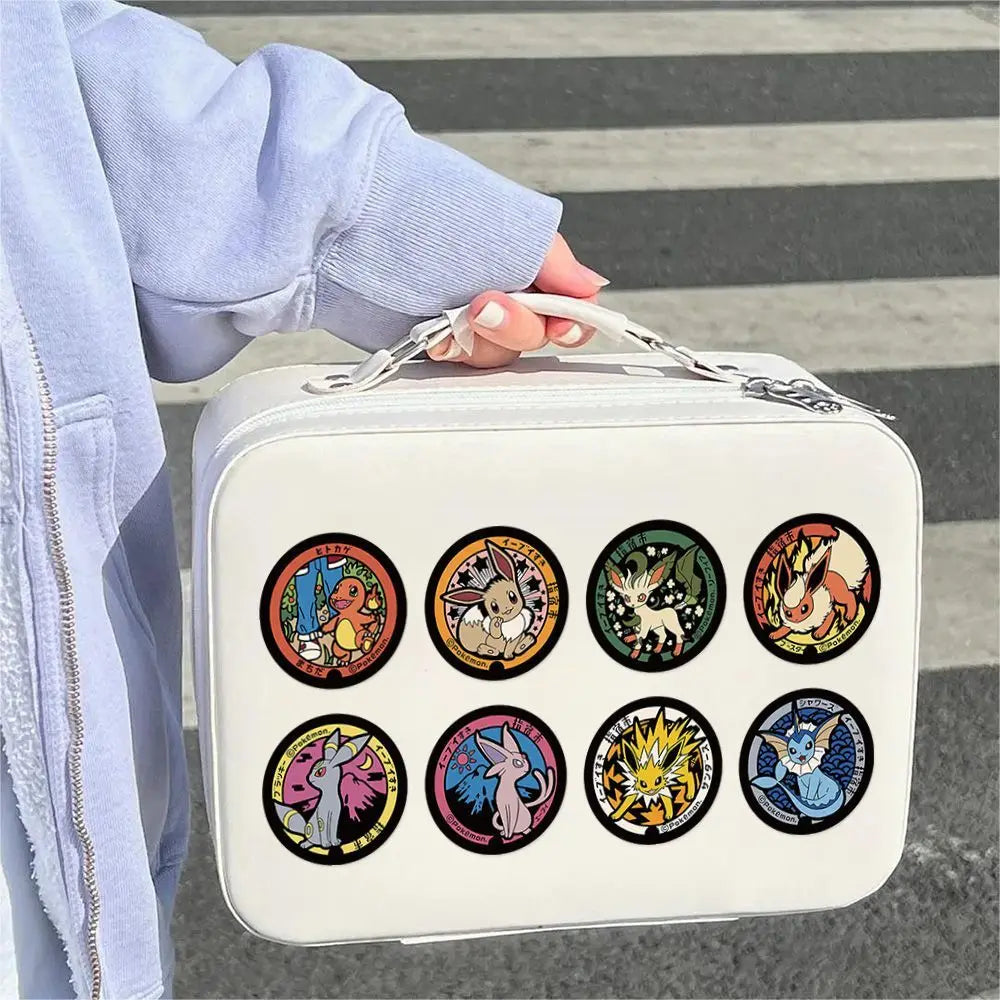 500/1000PCS Pokémon Pikachu Roll Stickers – Waterproof Cartoon Decals for Scrapbooking, Luggage, Phone & Gift Decoration