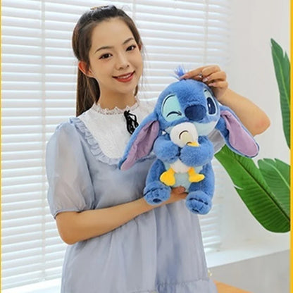 Disney 30cm Lilo & Stitch Plush Toys – Cute Anime Plushies & Donald Duck Stuffed Ornaments for Kids Christmas Gift