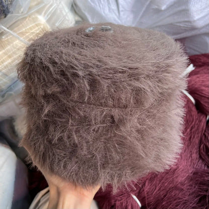 250g Mink Velvet Yarn – Soft Non-Pilling Long & Short Hair Yarn for Shawls, Coats, Scarves & Baby Sweaters