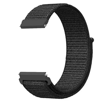 22mm Sport Nylon Loop Watch Band – Breathable Replacement Wristband for NORTH EDGE APACHE-46 Smartwatch, Durable Adjustable Strap