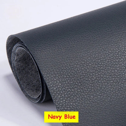Large PU Leather Repair Patch Roll - Self-Adhesive Faux Leather Repair Tape for Sofa & Car Seats