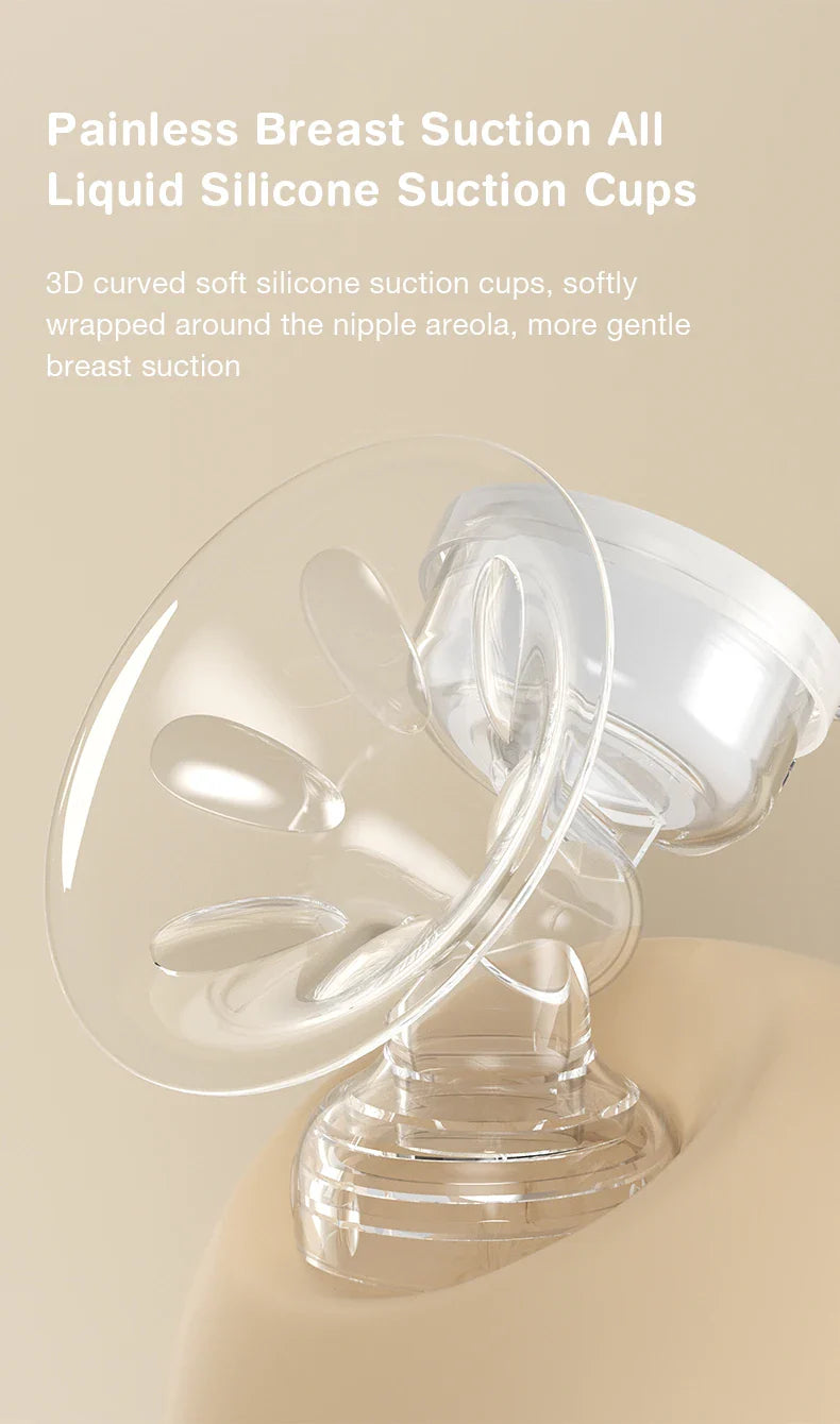 Manual Breast Pump — Baby Nipple Milk Suction Bottle for Feeding & Postpartum Care