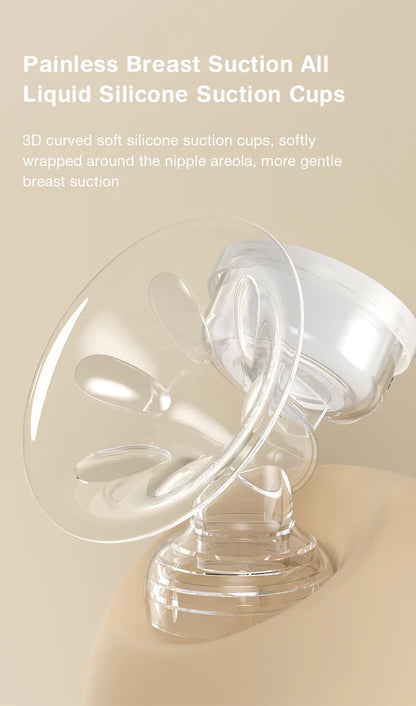 Manual Breast Pump — Baby Nipple Milk Suction Bottle for Feeding & Postpartum Care