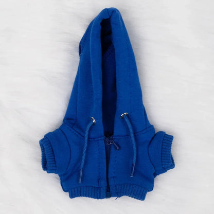 15/17cm Labubu Doll Hooded Zipper Sweatshirt Outfit Set – Stylish Ropa Accessories