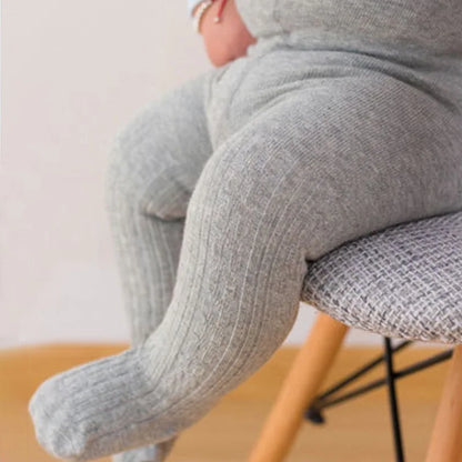 0-2Y Baby Girls Warm Pantyhose – Autumn Winter Long Tube Leggings & Newborn Tights Socks