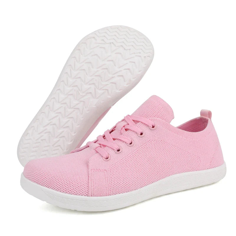 Wide Toe Barefoot Shoes — Men’s & Women’s Minimalist Walking Sneakers with Zero Drop Sole and Breathable Mesh