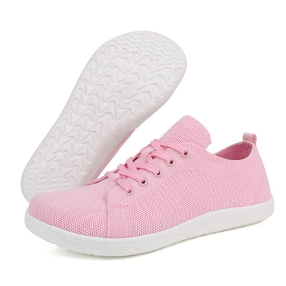 Wide Toe Barefoot Shoes — Men’s & Women’s Minimalist Walking Sneakers with Zero Drop Sole and Breathable Mesh