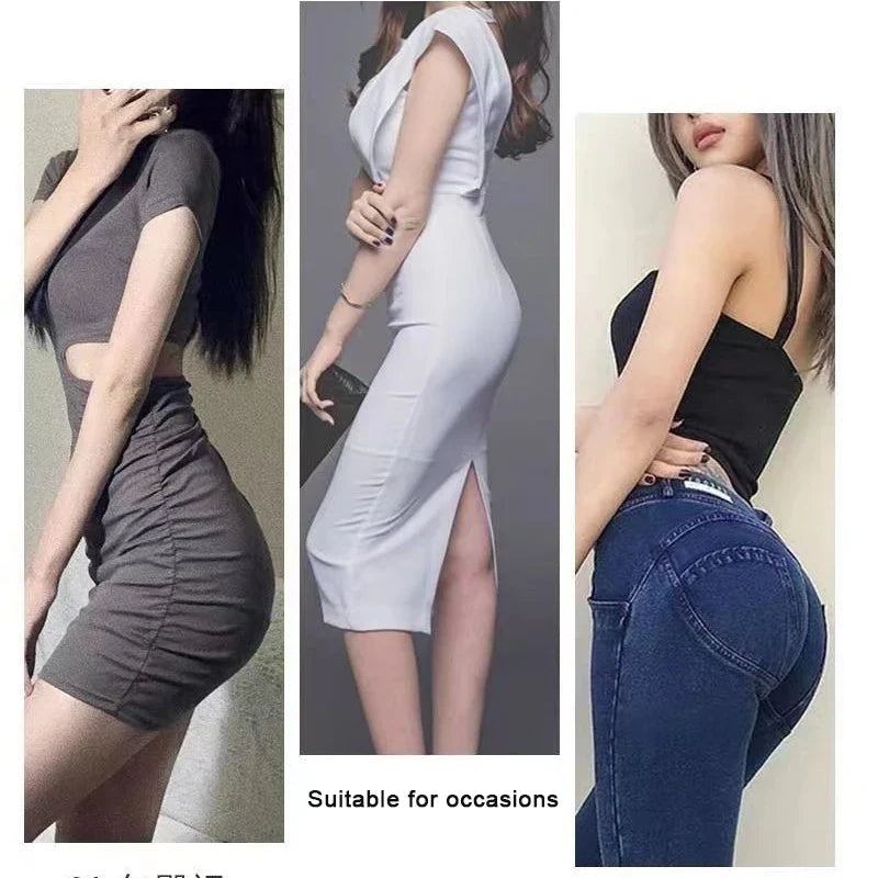 Peach Butt Natural Latex Hip Lifting Pants – Soft Fake Butt Underwear for Enhanced Curves