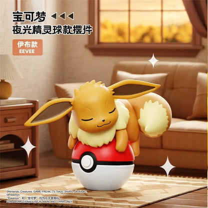Authentic Pokémon Poké Ball Handmade Character Plush Dolls – Pikachu & Charmander Anime Model Ornament Kids Toy Christmas Gift