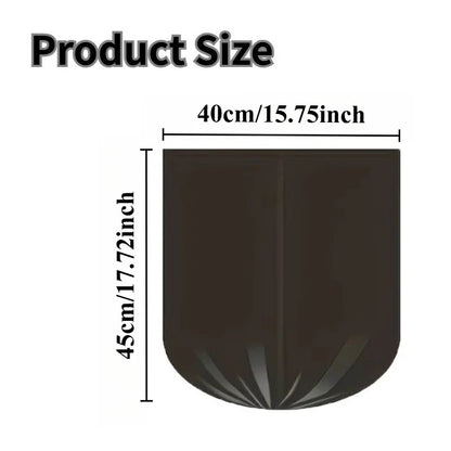 Black Disposable Garbage Bags 100/300/500PCS Roll – Heavy Duty Plastic Trash Bags for Kitchen, Bathroom & Travel Use