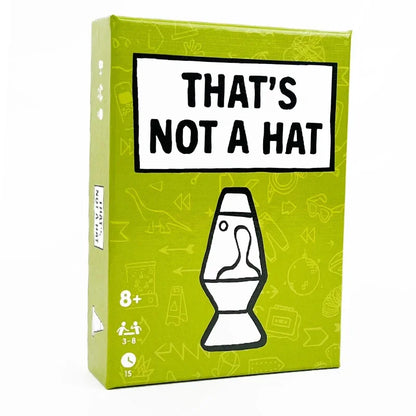 Unique That’s Not a Hat Party Game – English Tabletop Card Game for 3-8 Players, Fun Family & Friends Board Game