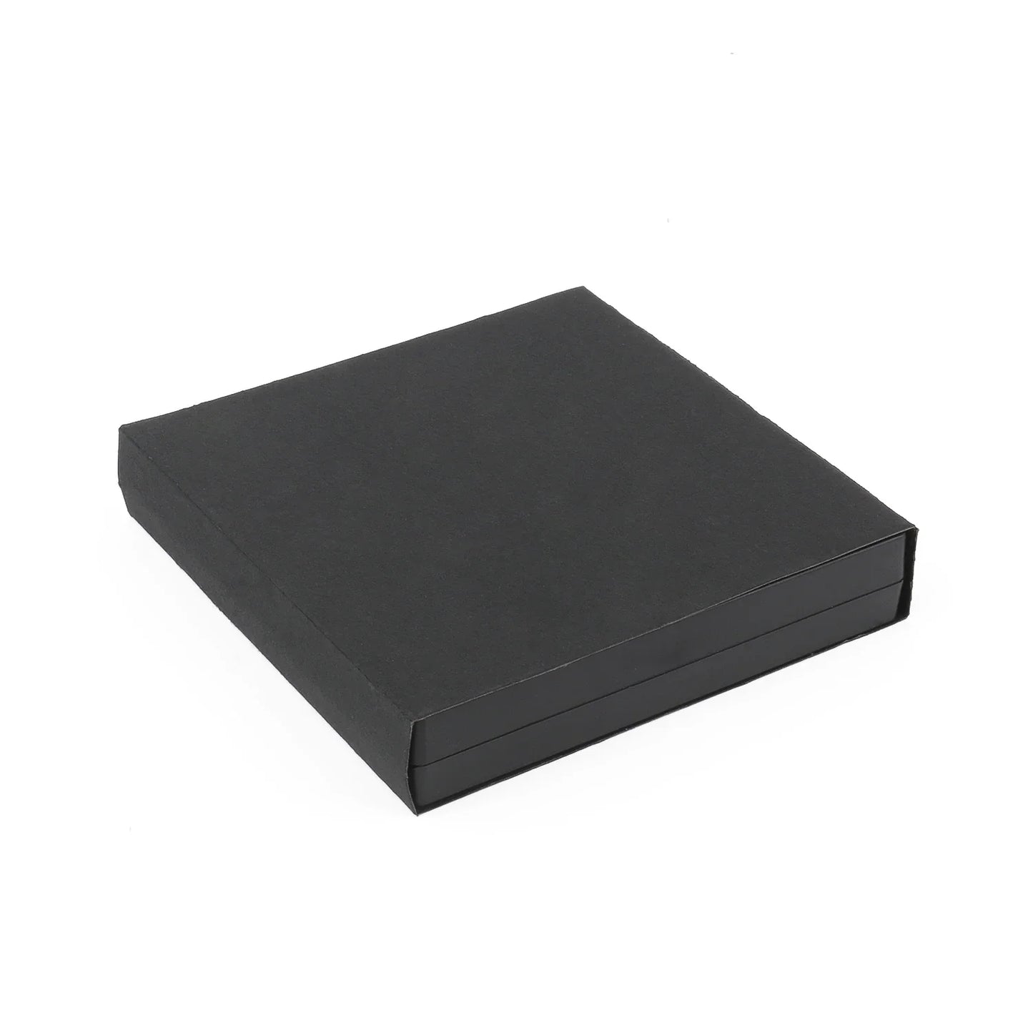 Black 3D Floating Display Case – Free-Standing Jewelry Storage for Rings, Earrings, Necklaces