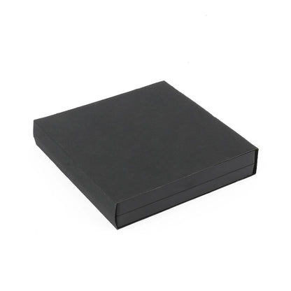 Black 3D Floating Display Case – Free-Standing Jewelry Storage for Rings, Earrings, Necklaces