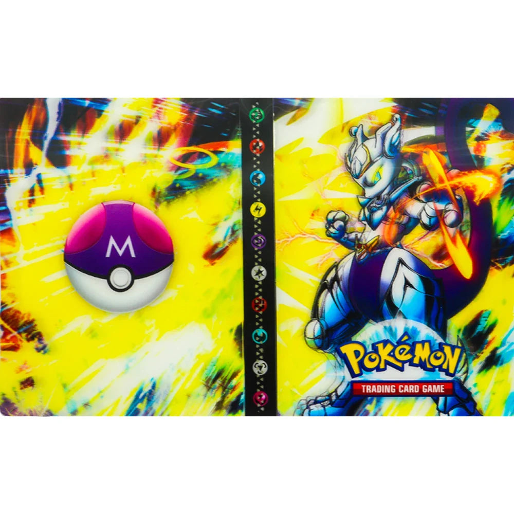 Charizard 240Pcs Card Album – Anime Card Binder for Mewtwo, Charizard & Collections, Protector Folder Gift