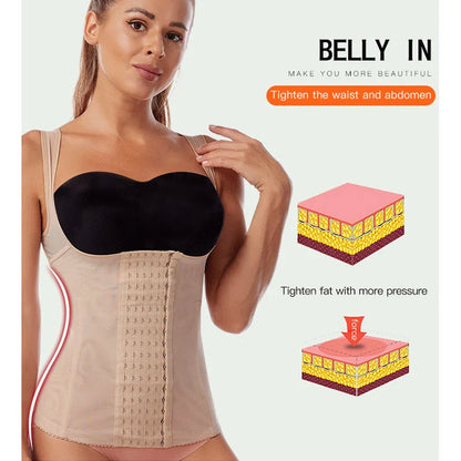 Waist Corset Postpartum Shapewear – Slimming Tummy Trainer, Flat Belly Waist Trainer & Body Shaper for Women