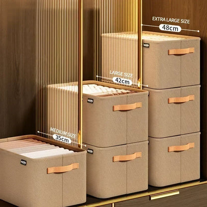 Thick Clothes Organizer Storage Box — Drawer Cabinet for Pants, Sweaters, Jeans, and Wardrobe Clothes