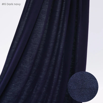 29 Color Jersey Hijab Scarf - Solid Cotton Stretch Muslim Head Wrap Turban Shawl