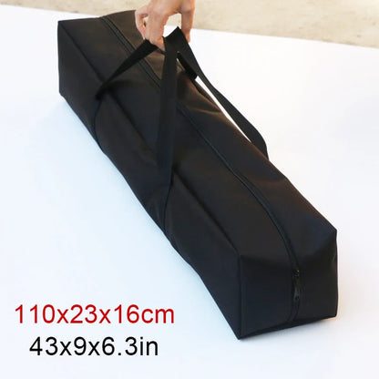 Outdoor Camping Storage Bag - Canvas Tent Pole Organizer Pouch for Travel, Picnic & Hiking Gear