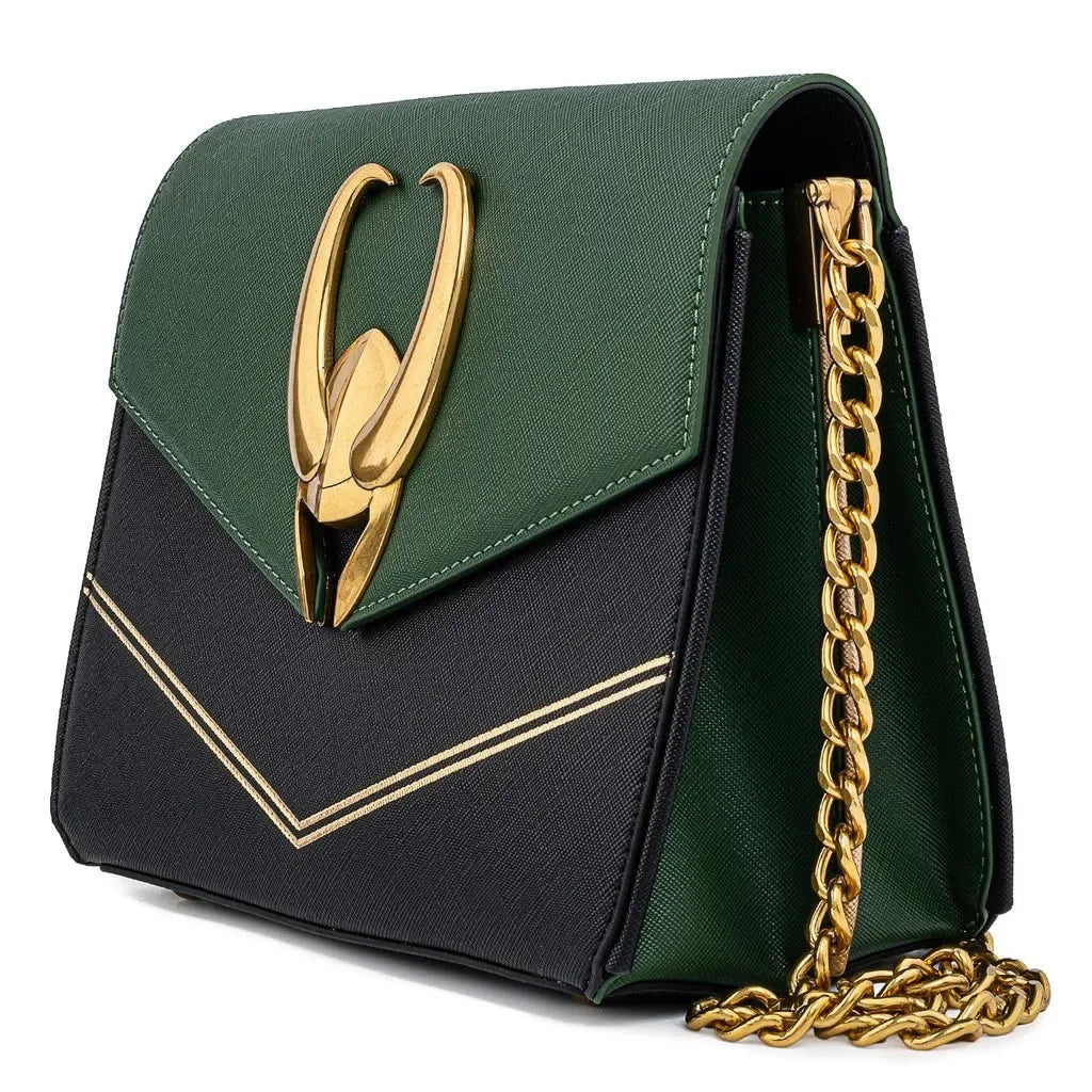 Marvel Loki PU Leather Shoulder Bag – Women’s Fashion Travel Messenger & Cosplay Backpack