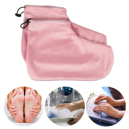 Paraffin Wax Mitts for Hands & Feet – Warmth Covers for Nail Art & Spa Treatments