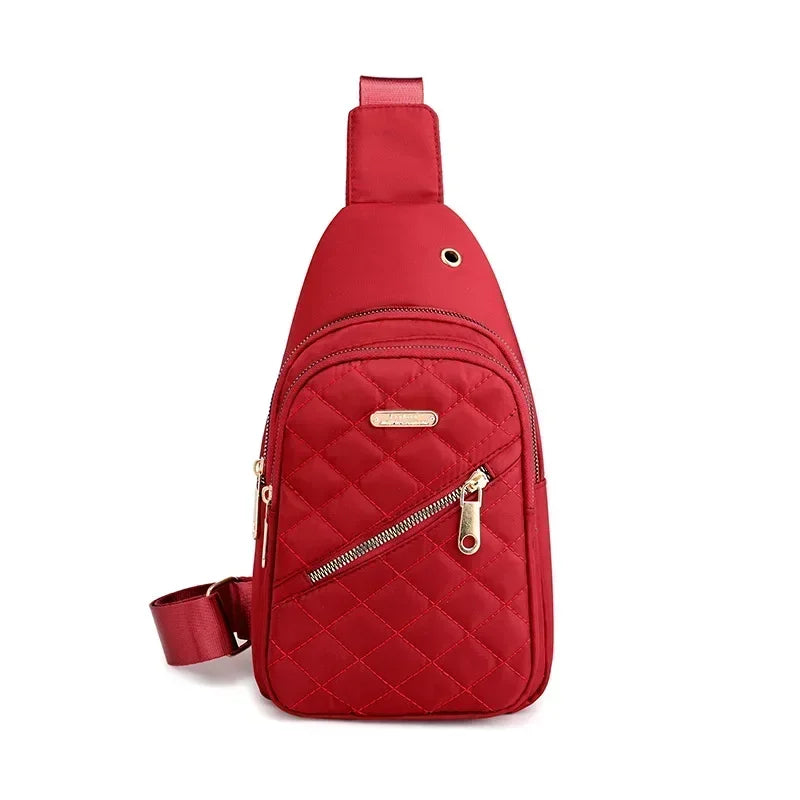 Best-Selling Women's Embroidered Backpack – Crossbody Leisure Shoulder Bag with Composite Fabric