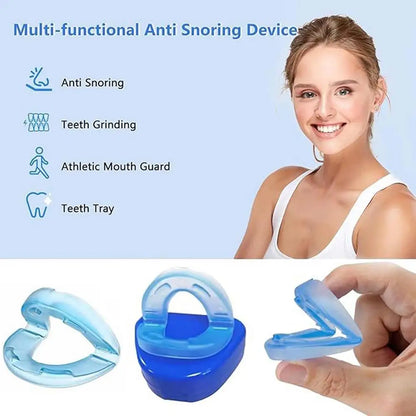 Gum Shield Anti-Snoring Mouthpiece – Snore Stopper Device for Better Breathing & Snoring Relief
