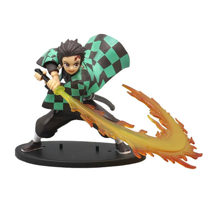 Demon Slayer Anime Figure — Tanjirou, Zenitsu & Kyoujurou PVC Action Toy Collectible Gift for Kids