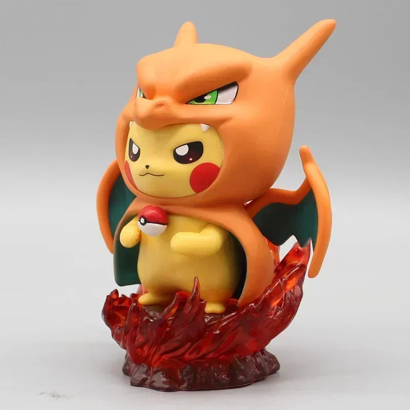 12cm Pokémon Figure Set – Pikachu, Gengar, Charizard Anime Collectible Statues for Fans