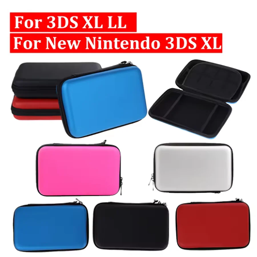 EVA Hard Carry Case for 3DS XL/LL – Protective Portable Storage Bag for New 3DS XL & 3DS LL Console