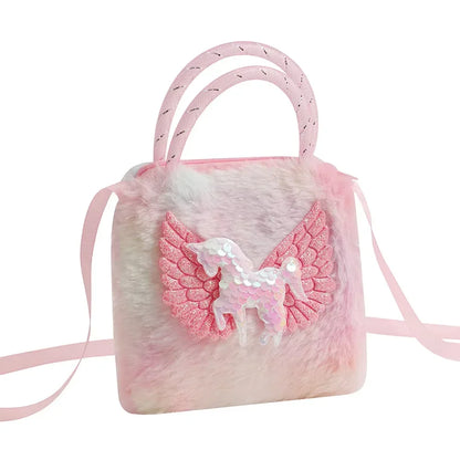 Cute Unicorn Handbag for Girls - Sweet Kids Crossbody Shoulder Bag, Small Purse & Birthday Gift