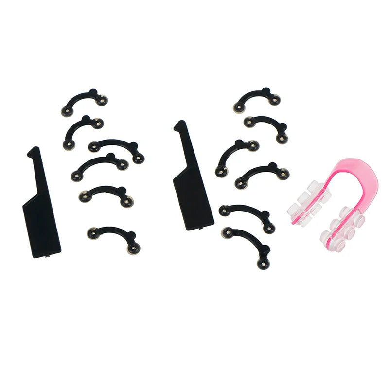 Elevate Your Nose Beauty with a 6-Piece Beauty Nose Up Lifting Set - No Pain Nose Shaping Clips and Massager Tools for Women and Girls in 3 Sizes