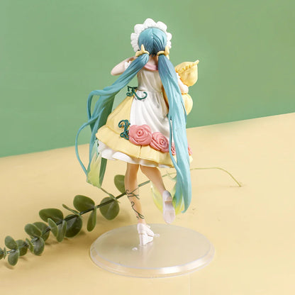 New Hatsune Miku Anime Figure – Fairy Mirror Sleeping Beauty Car Ornament & Collectible Toy Gift