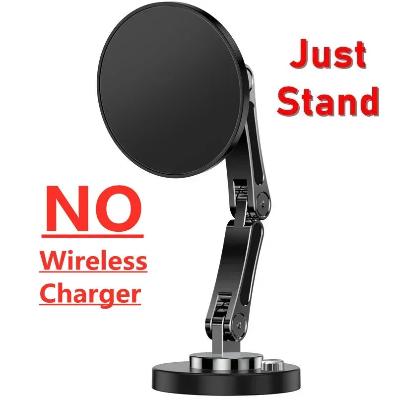Magnetic Wireless Car Charger Stand – Fast Charging Mount for MagSafe iPhone 15/14/13/12