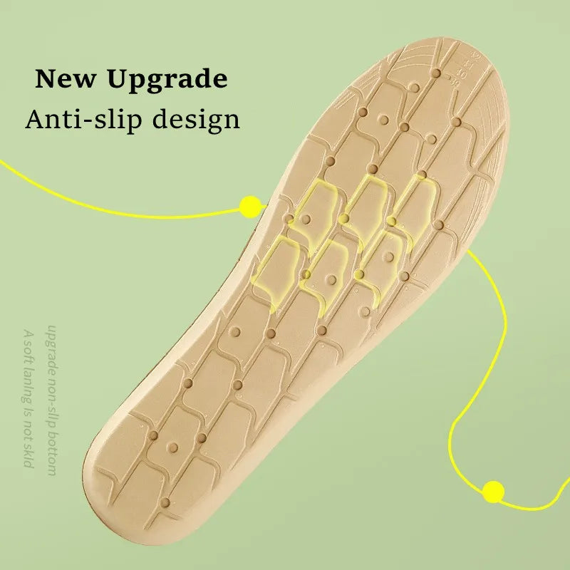 Acupressure Foot Insoles – Breathable Deodorant Sport Insoles for Shoes, Comfortable Running Sole for Men & Women