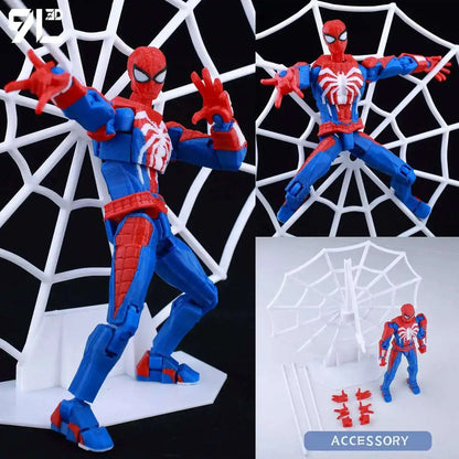 9L3D Superman & Batman Action Figures – Multi-Jointed Poseable LUCKY13 Titan13 Collectible Hero Toys