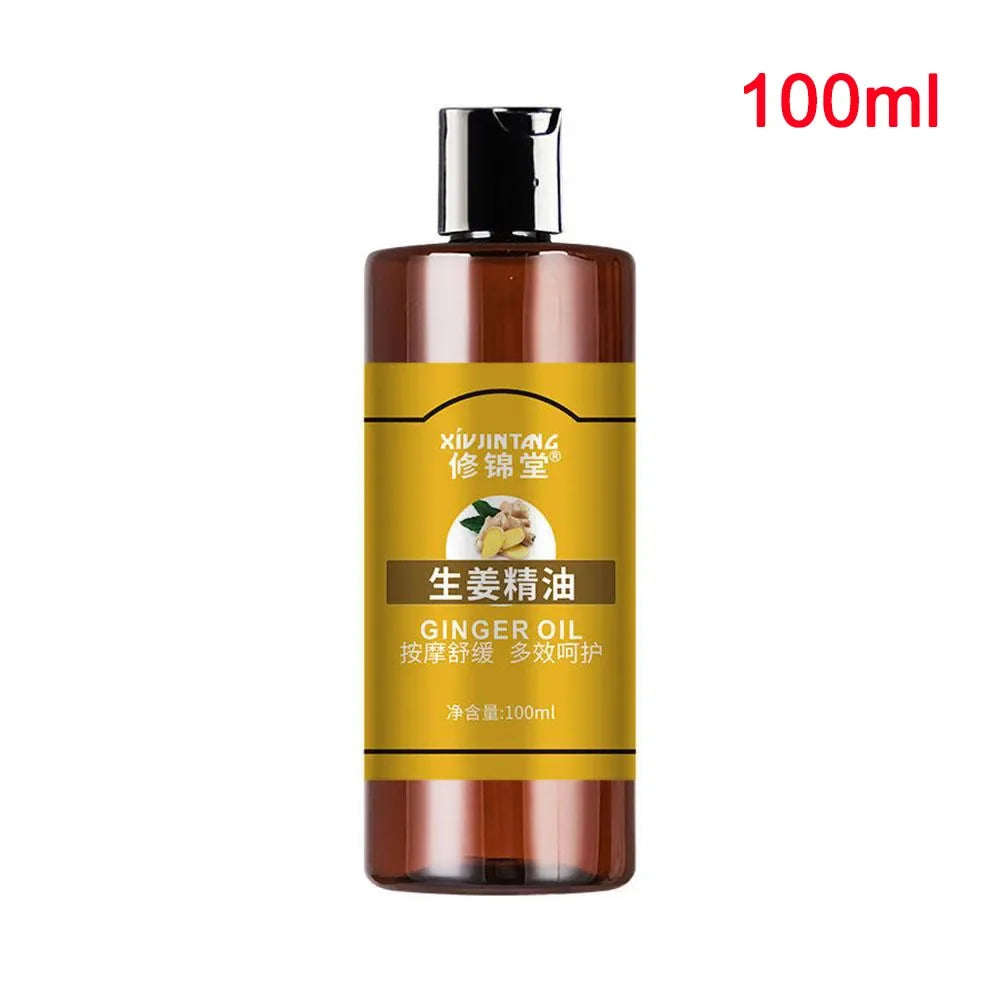 Ginger Essential Oil - Pure Plant Massage Oil for Moisturizing, Hydrating & Spa Body Care