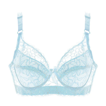 Women’s Plus Size Lace Push-Up Bralette – Sexy Support Bra for 80CD–105CD (42D–46D) Comfortable Intimates Lingerie