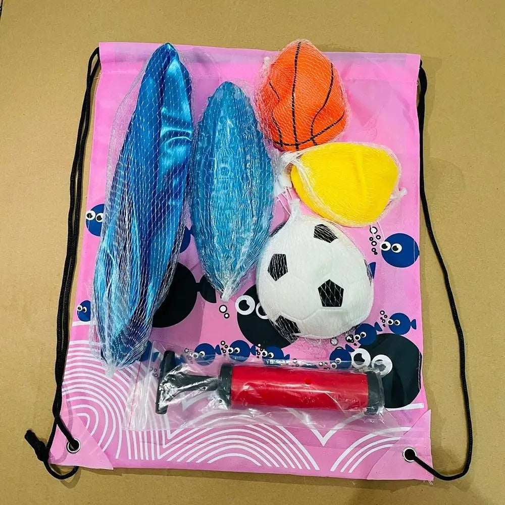 PVC Inflatable Mini Football & Basketball – 15/16/22cm Thickened Sports Toy for Parent-Child Games, Pool & Party, 10 Styles