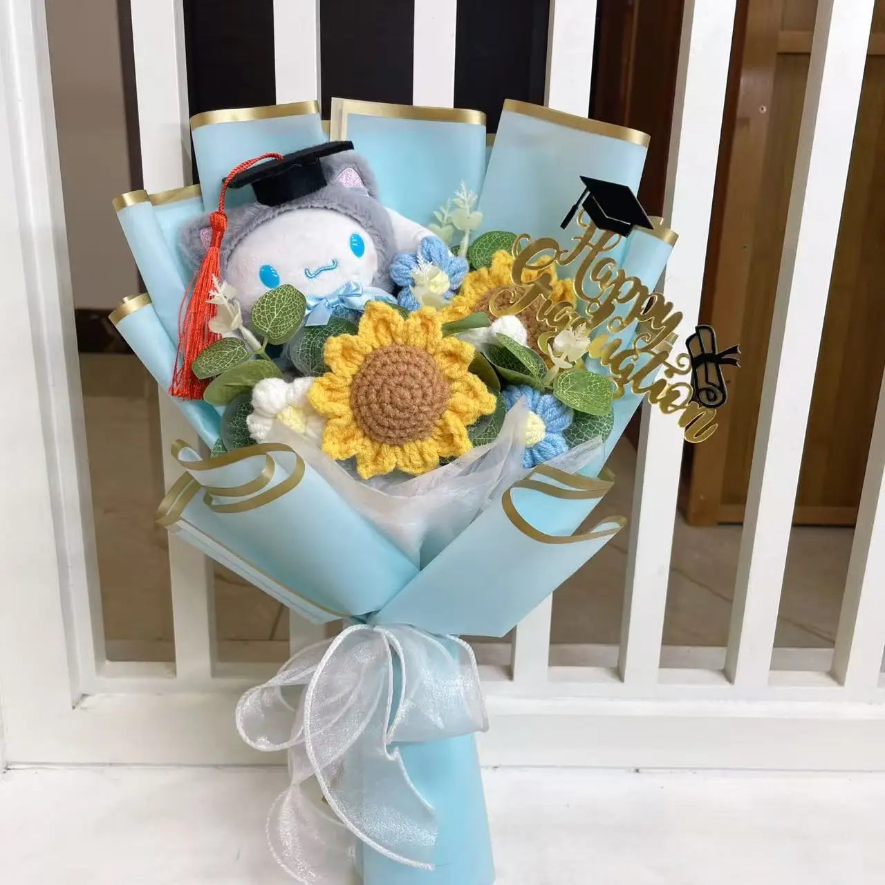 Anime Series Plush Toy Bouquet — Children’s Day, Birthday, Valentine’s & Graduation Gifts