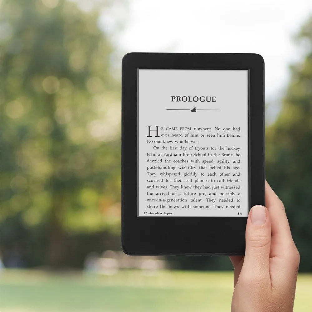 Original Kindle 6/8 Used eBook Reader – 6" E-Ink Touchscreen WiFi eReader, No Light, Better Than Kobo
