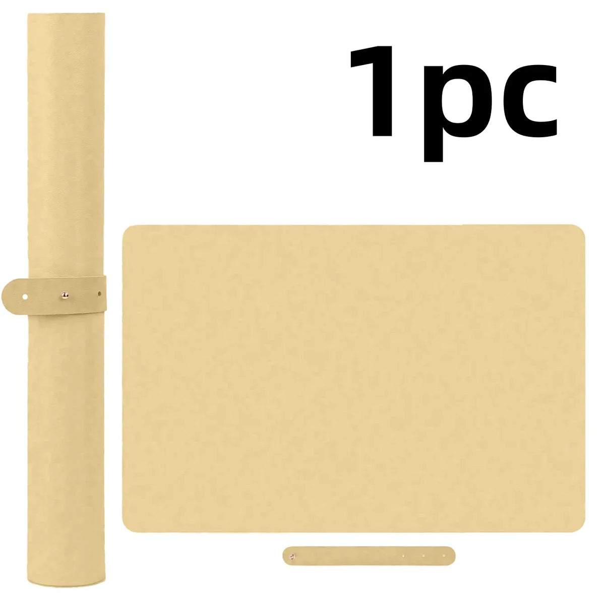 Nail Art Table Mat - Soft Foldable PU Leather Manicure Hand Rest Pad
