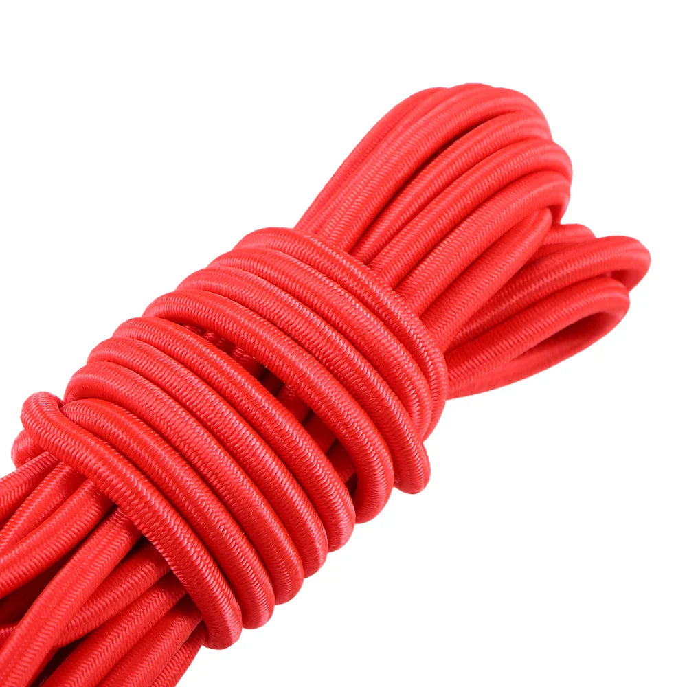 5 Meters 4mm/5mm Kayak Elastic Bungee Cord – Paddle Holder, Deck Rigging & Rear Securing Rope for Boats