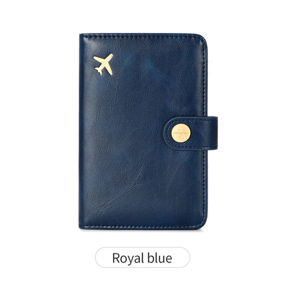 Minimalist RFID Passport Clip Multifunctional PU Leather Wallet – ID & Credit Card Holder Travel Accessory