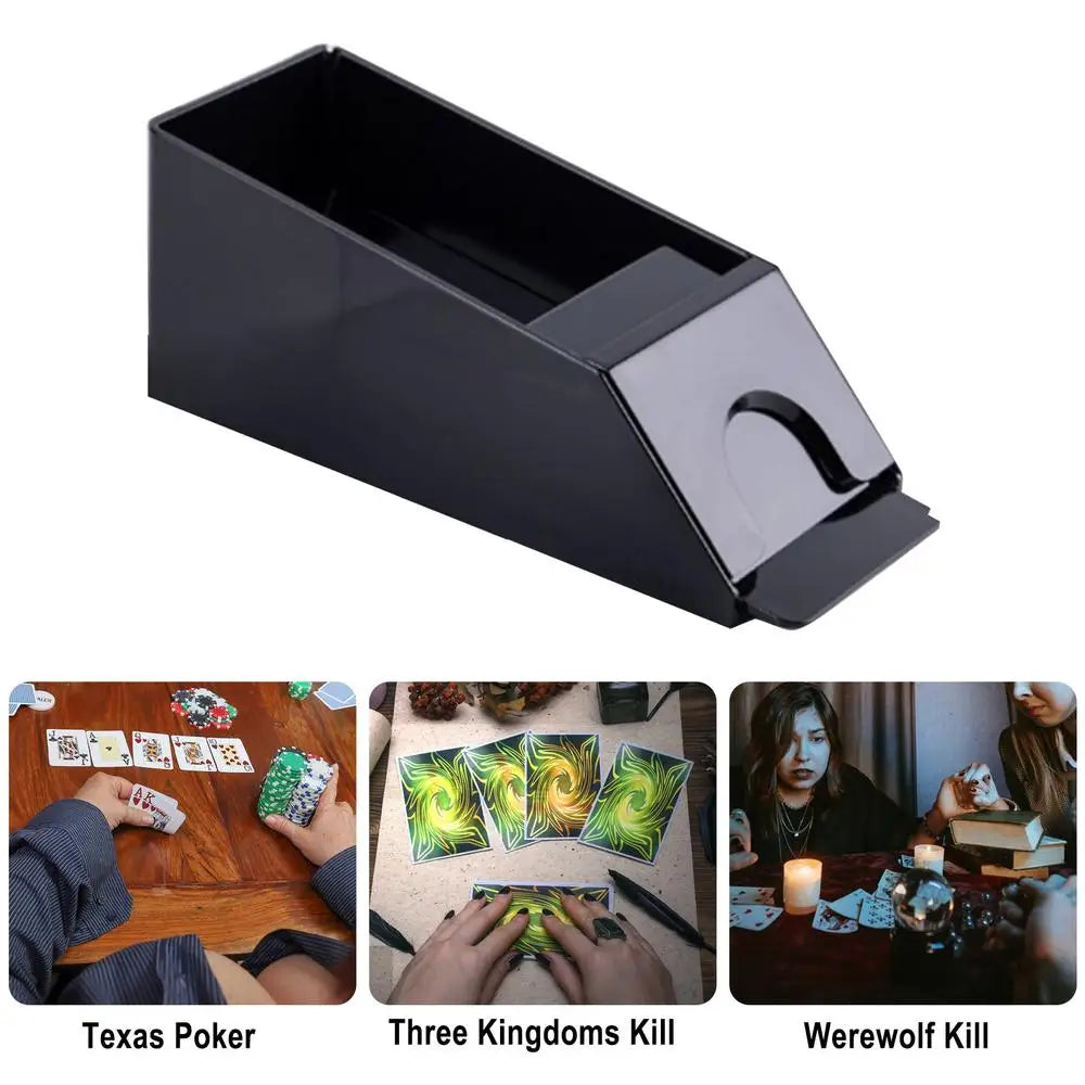 4/6-Deck Blackjack Shoe – Reusable Card Dealing Dispenser for Casino Games, Home Parties & Clubs