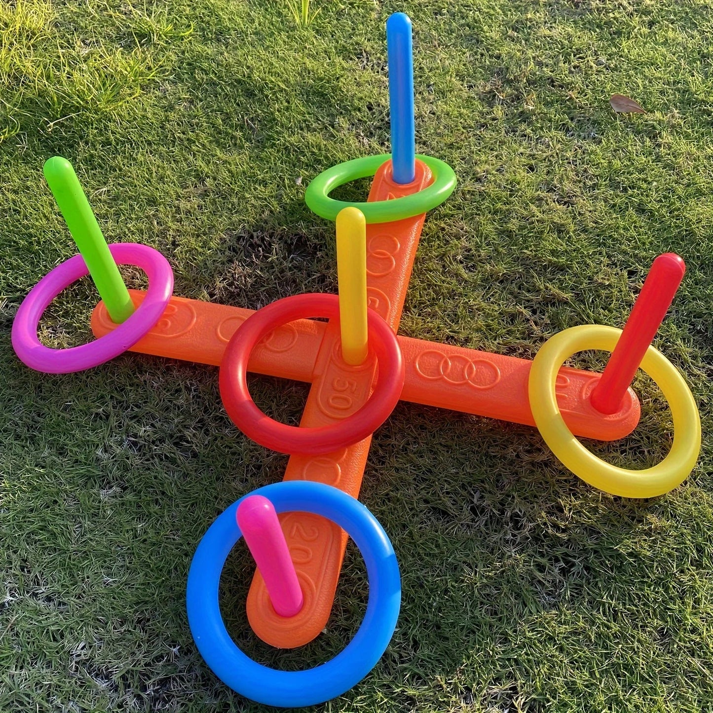 Interactive Throwing Ring Toy Set – Educational Stacking Rings Game for Sports, Fitness & Early Learning Fun for Kids