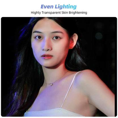 Portable LED Selfie Light Clip — Ring Flash Fill Light for iPhone, Samsung, iPad, Mobile & Laptop