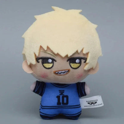 10cm Blue Lock Plush Keychain – Nagi, Seishiro, Chigiri, Hyoma, Gagamaru & Gin Soft Bag Pendant Toy Gift
