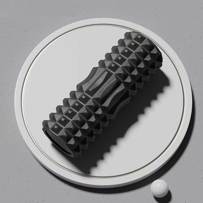 45cm Yoga Foam Roller & Massage Block Set | Pilates Tools, Fitness Foam Roller, Yoga Column & Brick for Gym Exercise