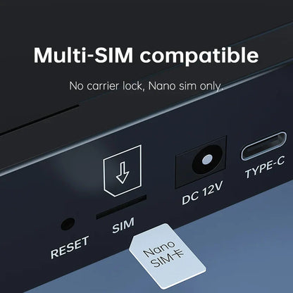 Plery WiFi6 4G LTE Router — 4G SIM Card WiFi Modem with 300Mbps, Antenna Booster for Home & Office